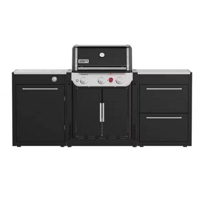 Vendita online Modulo cucina Barbecue Weber per BBQ Genesis con fornello laterale